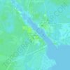 West Bay topographic map, elevation, terrain