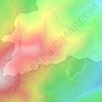 Buntu Boto topographic map, elevation, terrain