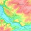Hochweitzschen topographic map, elevation, terrain