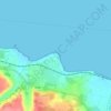 Punta Safò topographic map, elevation, terrain
