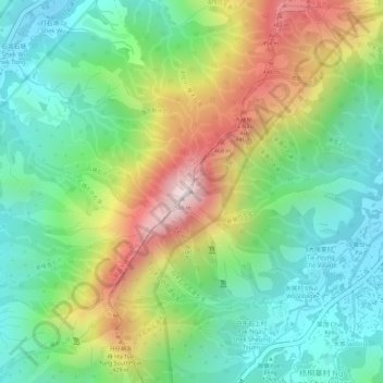 Tai To Yan topographic map, elevation, terrain