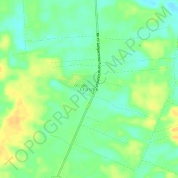 Chasqui topographic map, elevation, terrain