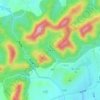 牛角湾 topographic map, elevation, terrain