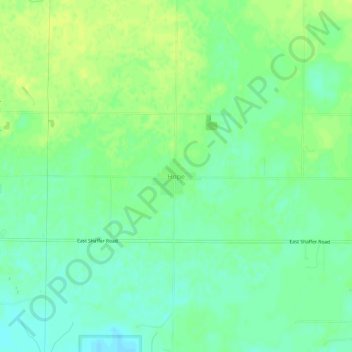 Hope topographic map, elevation, terrain