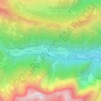 Fop topographic map, elevation, terrain