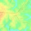 Luttrellville topographic map, elevation, terrain