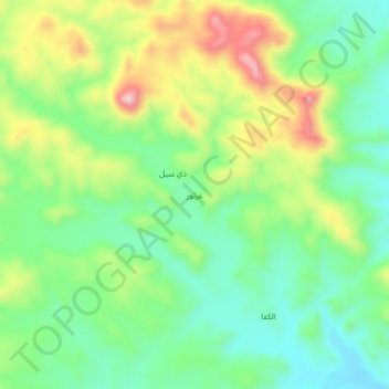 Authur topographic map, elevation, terrain