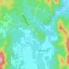 Upper topographic map, elevation, terrain