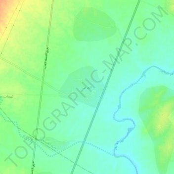 Al-Gharb topographic map, elevation, terrain