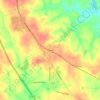 Lorane topographic map, elevation, terrain