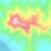 Cerro Lonquén topographic map, elevation, terrain
