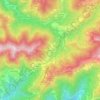 Tercesi topographic map, elevation, terrain