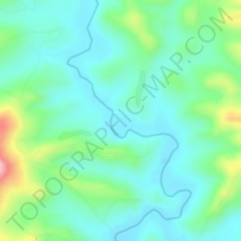 Welega topographic map, elevation, terrain