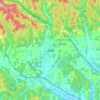 大荆镇 topographic map, elevation, terrain