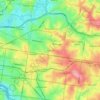 Balwyn topographic map, elevation, terrain