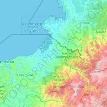Limones topographic map, elevation, terrain