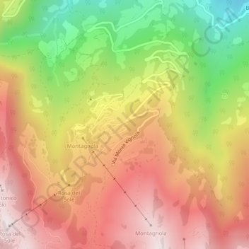 Polsa topographic map, elevation, terrain