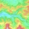 Datterode topographic map, elevation, terrain