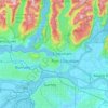 Port Moody topographic map, elevation, terrain