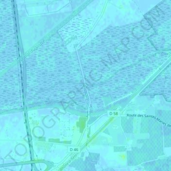 Tour Carbonnière topographic map, elevation, terrain
