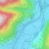 Lusanico topographic map, elevation, terrain