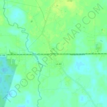 Holden topographic map, elevation, terrain