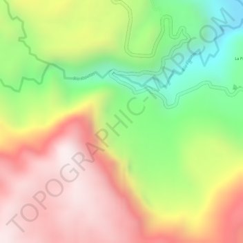 SANTA LETICIA topographic map, elevation, terrain