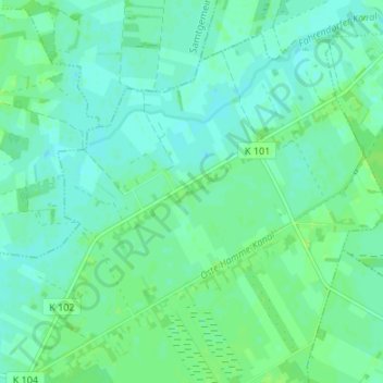 Fahrendorf topographic map, elevation, terrain