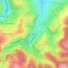 Pöhla topographic map, elevation, terrain