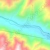 Villa Los Penitentes topographic map, elevation, terrain