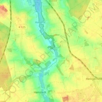 Gut Hoope topographic map, elevation, terrain