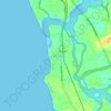 Elathur topographic map, elevation, terrain