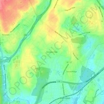Fenmore Park topographic map, elevation, terrain