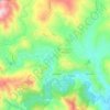 Las Cuevas topographic map, elevation, terrain