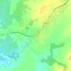 Becerra topographic map, elevation, terrain