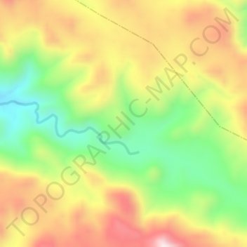 Rambe topographic map, elevation, terrain