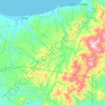 Godod topographic map, elevation, terrain