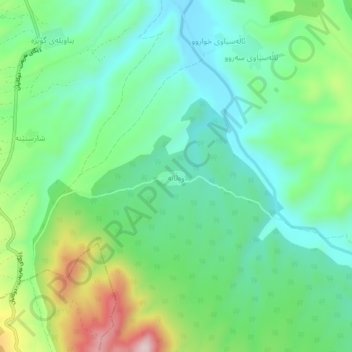 Walana topographic map, elevation, terrain