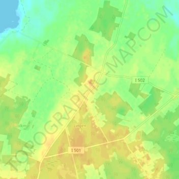 Vamlingbo topographic map, elevation, terrain