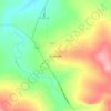 Vaalwater topographic map, elevation, terrain