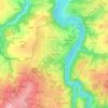 La Chaudronnière topographic map, elevation, terrain