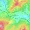 Groschlattengrün topographic map, elevation, terrain