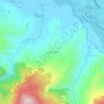 Murmaneti topographic map, elevation, terrain