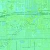 Fountainbleau topographic map, elevation, terrain
