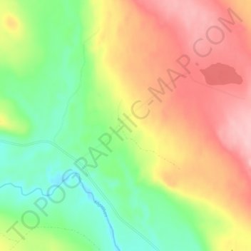 Djupfors topographic map, elevation, terrain