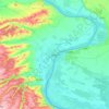 Vidin topographic map, elevation, terrain