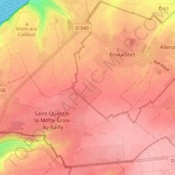 La Solette topographic map, elevation, terrain