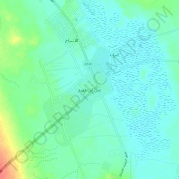 Ayn Ibn Fuhayd topographic map, elevation, terrain