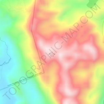 Masungi Rock topographic map, elevation, terrain