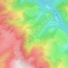 Zasavica topographic map, elevation, terrain